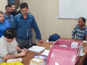آغاز معاینات ادواری کارکنان شرکت صنایع معادن و عمران رضوی با همکاری مؤسسه درمانی آستان قدس رضوی