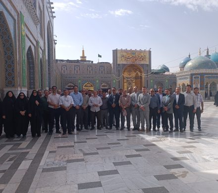 ارادت بی‌واسطه در دهه کرامت؛ اعزام جمعی از پرسنل به حرم رضوی در قالب «بر آستان مهر»