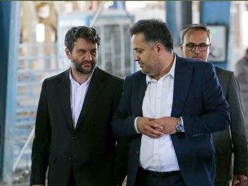 بازدید جناب آقای دکتر عبدالملکی از کارخانه هبلکس رضوی مشهد