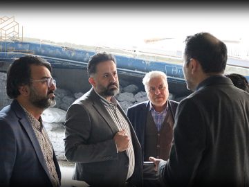 بازدید مهندس پسندهمنش از روند ساخت پروژه مسکونی امین