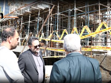 پیشرفت ۴۵ درصدی پروژه ساختمان انتقال خون مشهد